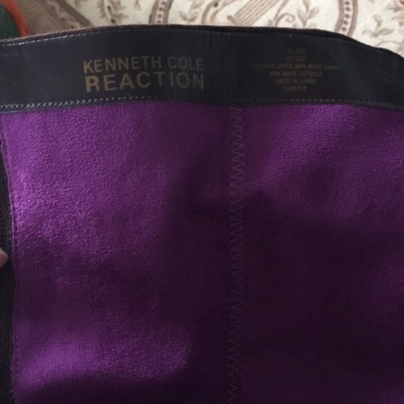 Kenneth Cole Brown side zip boots - Picture 2 of 4